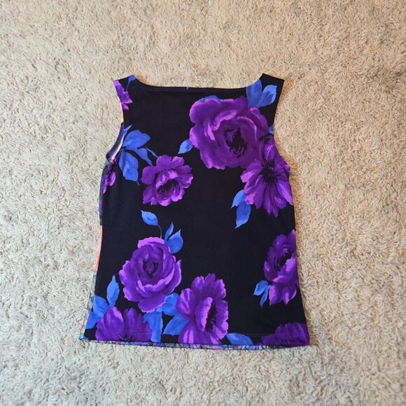 💐Vintage Y2K 90s Print Printed Artworks Paris Patchwork Collage Top - Picture 5 of 7